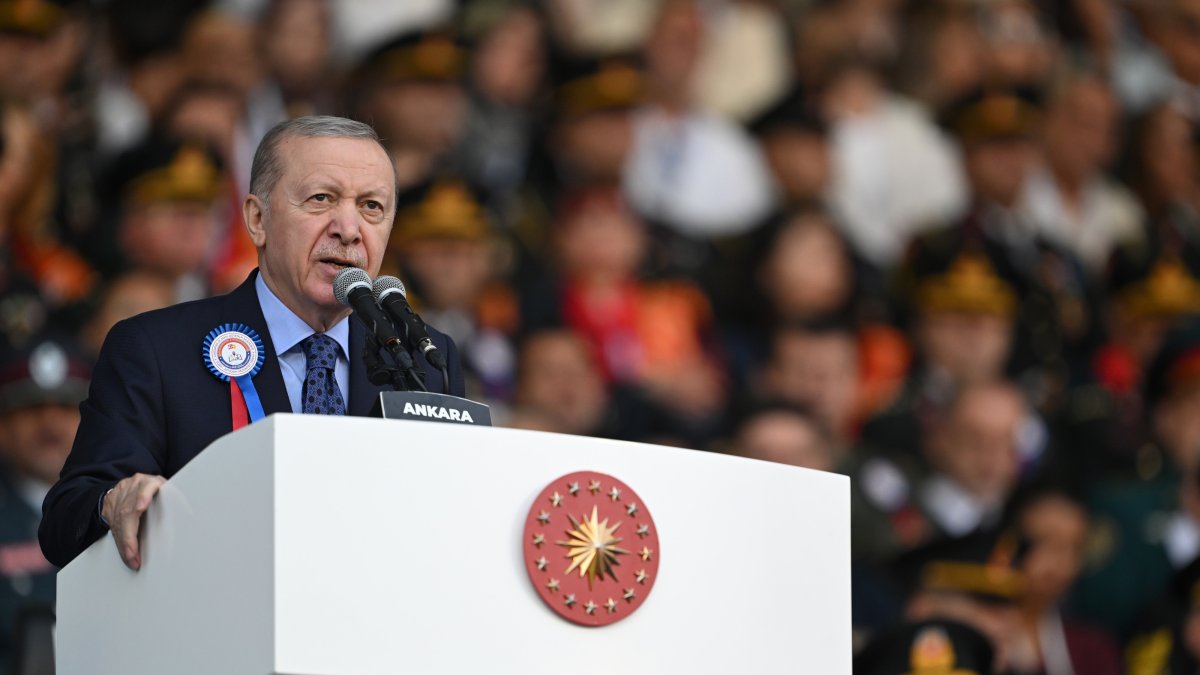 President Erdoğan announcing a new initiative to expand Türkiye's high-tech workforce