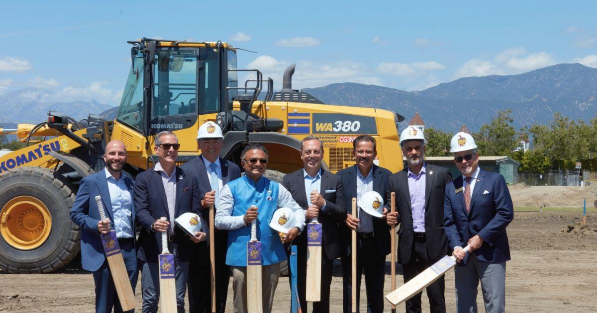 LA28 cricket venue groundbreaking ceremony