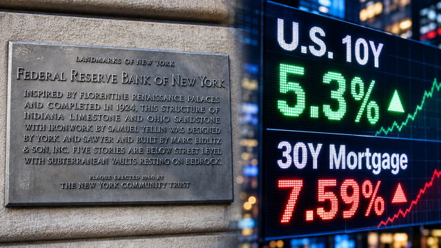 Chart showing U.S. Treasury yields near multiyear highs