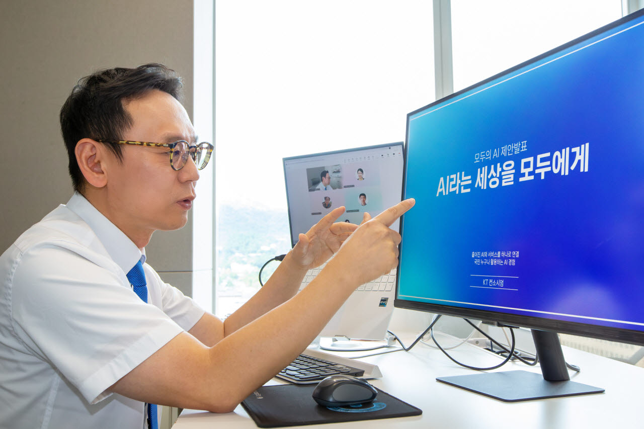 KT Everyone's AI strategy presentation