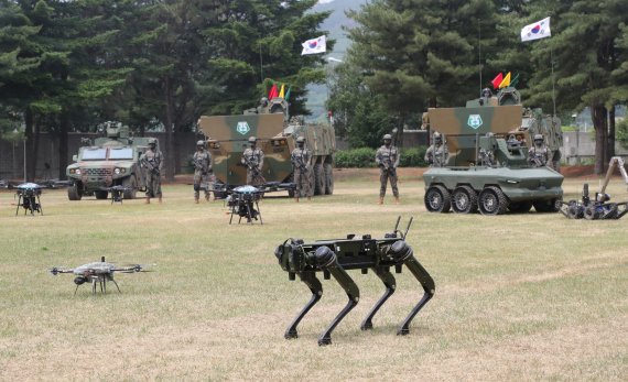 The Ministry of National Defense discussing the mobilization system for high-tech assets like drones and robots