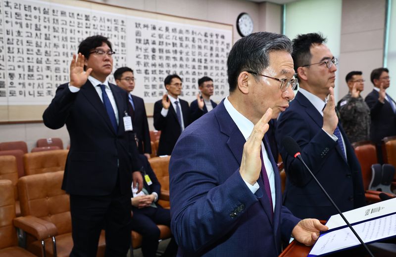 국조특위 청문회 현장 이미지