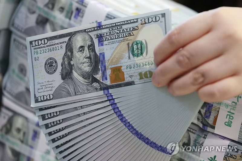 Image of exchange rate breaking 1,500 won