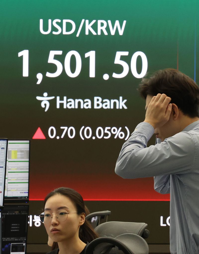 KRW/USD breaks 1,500 — Global dollar strength driven by inflation