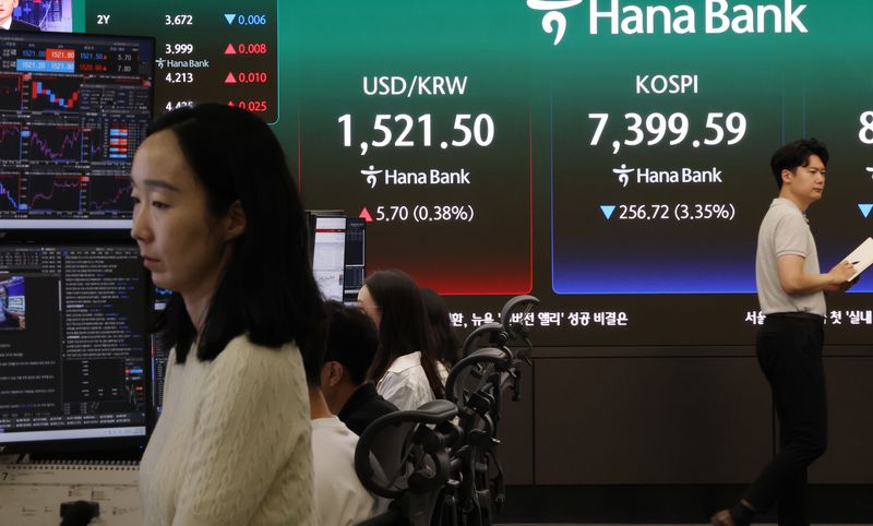 Semiconductor large-caps rebound after KOSPI plunge