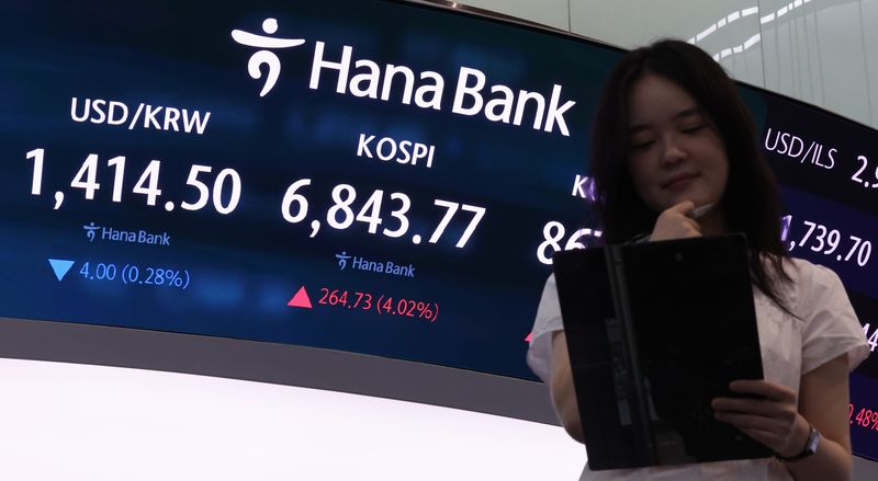 반도체주 회복 기대를 반영한 국내 증시 관련 이미지