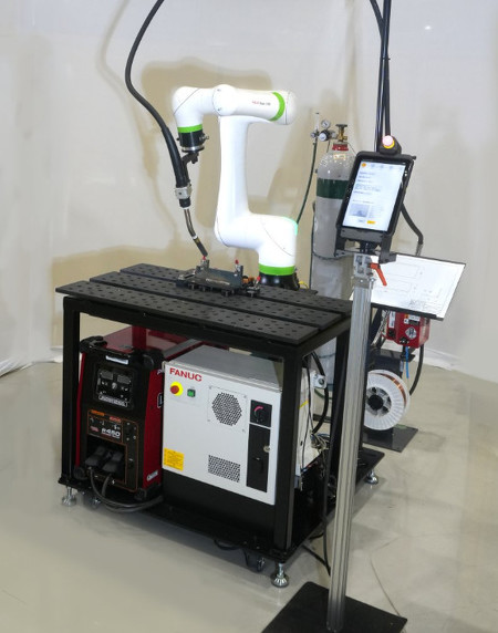 FANUC AI welding agent announcement from Monoist