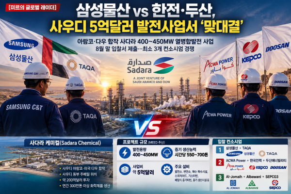 Article image related to the Saudi cogeneration plant bid competition