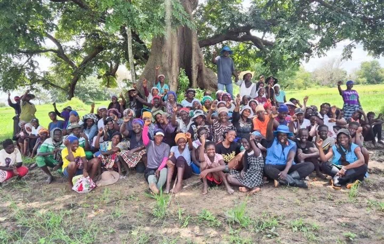 Rice-seed producers during a training session in Ziguinchor