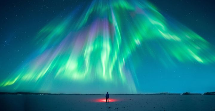 Promotional image for Northern Lights guide jobs in Lapland