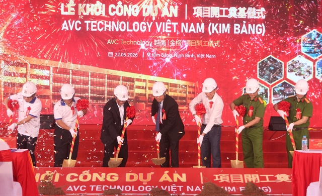 Groundbreaking ceremony for the new electronic components plant in Ninh Bình, marking Vietnam's push into advanced manufacturing