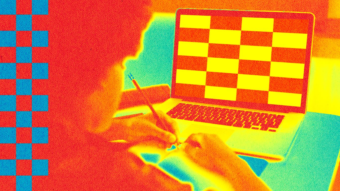 Classroom with reduced screen time initiatives
