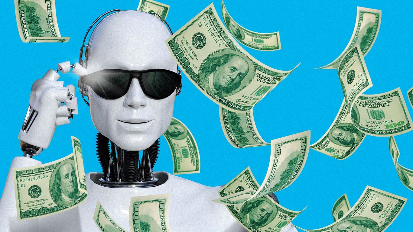 Axios article graphic on AI spending balance sheets