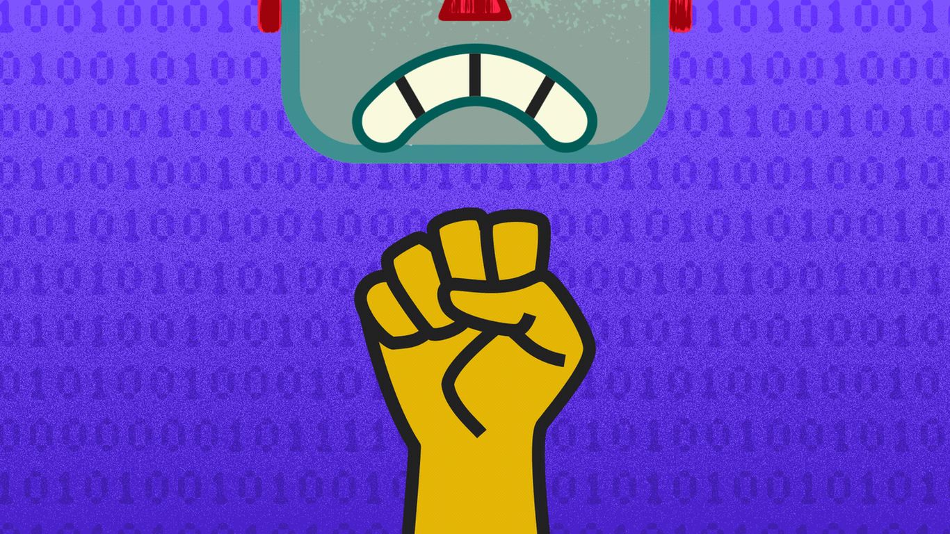 Union workers negotiating AI workplace policies