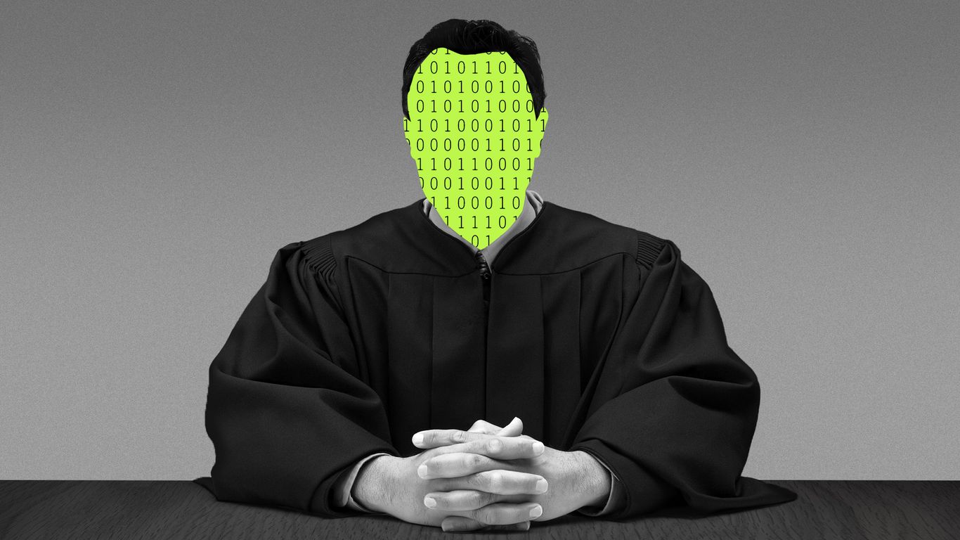 Image from Axios report on judicial AI governance tensions