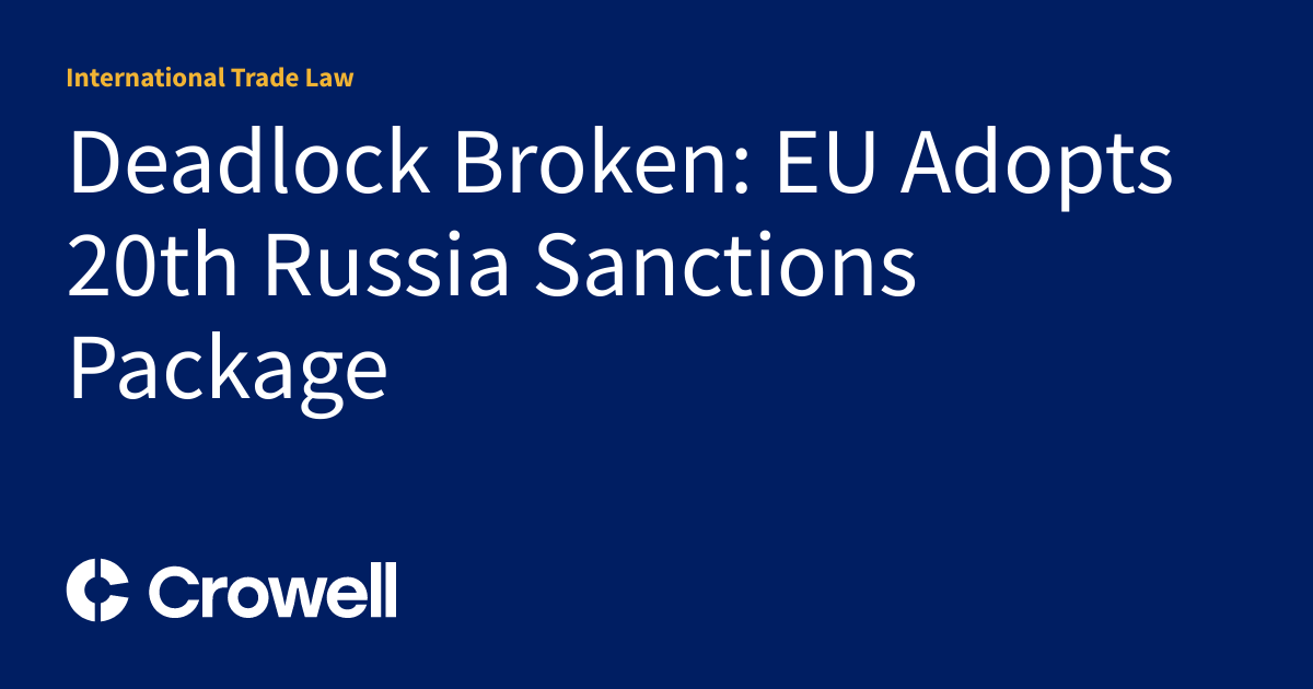 EU-Russia sanctions package announced April 2026