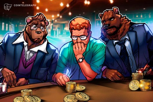 CoinTelegraph image depicting crypto investors debating bull vs. bear market