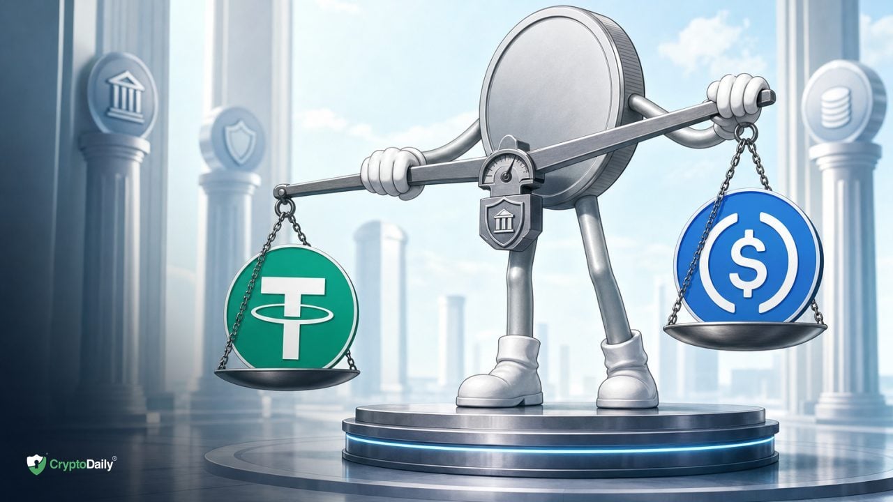 USDT vs USDC stablecoin comparison chart showing market cap and peg status
