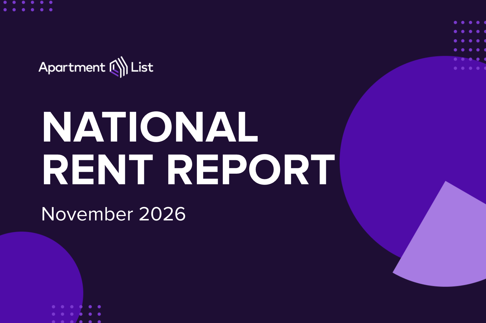 Apartment List National Rent Report header