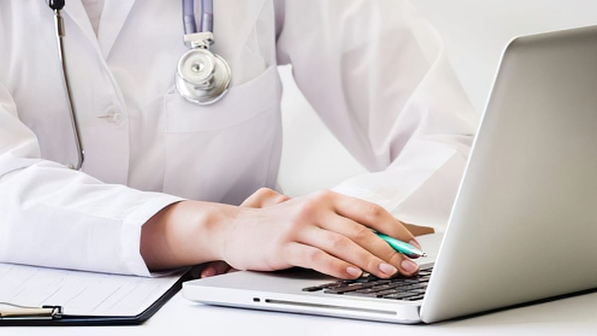 AI in medical diagnosis illustration