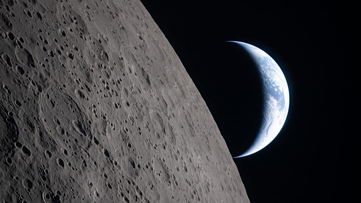 Illustrative image accompanying Euronews' report on the UK's new military space squadron