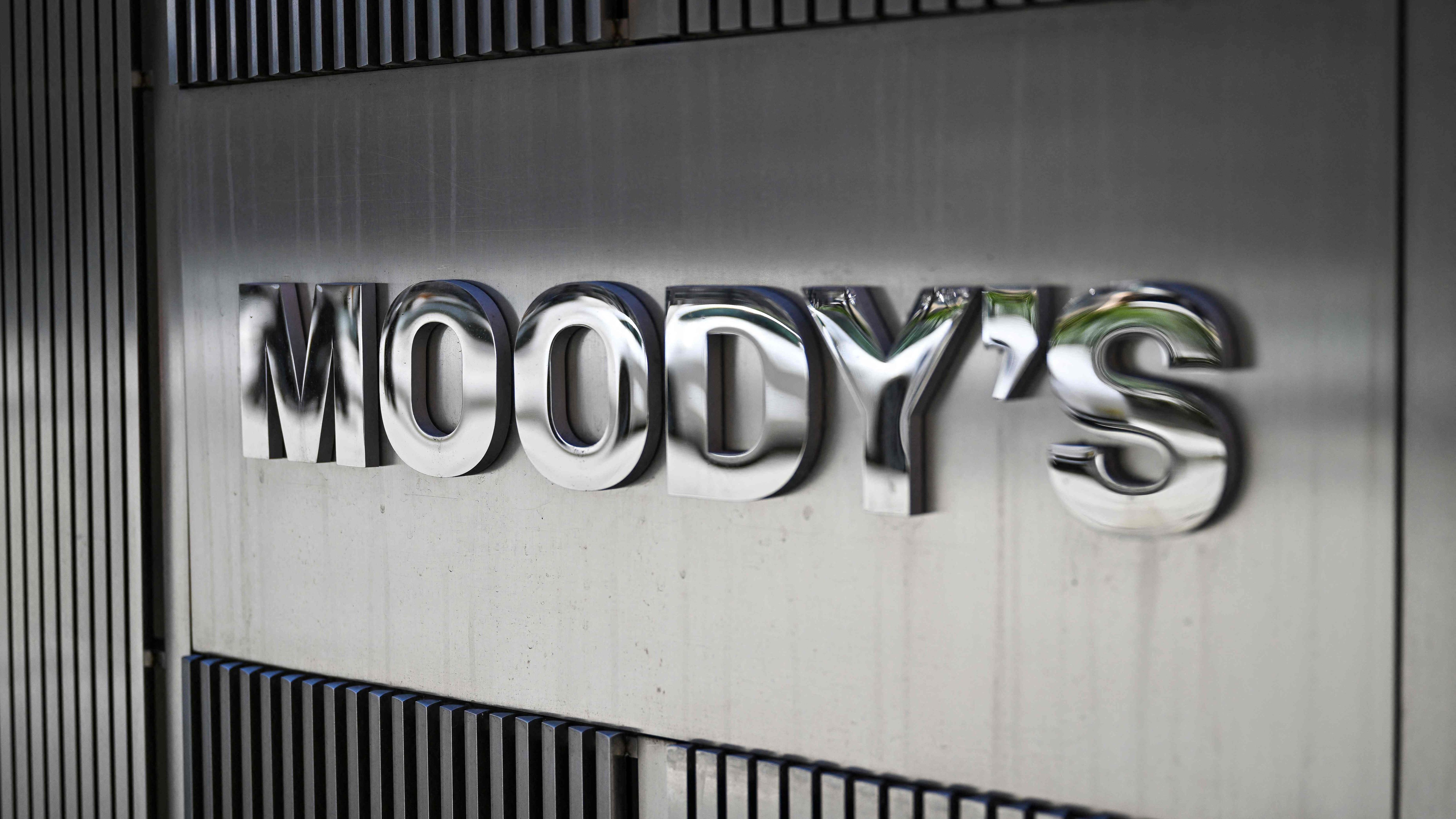 Moody's Corporation headquarters signage