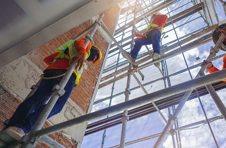 Construction Site Scaffolding