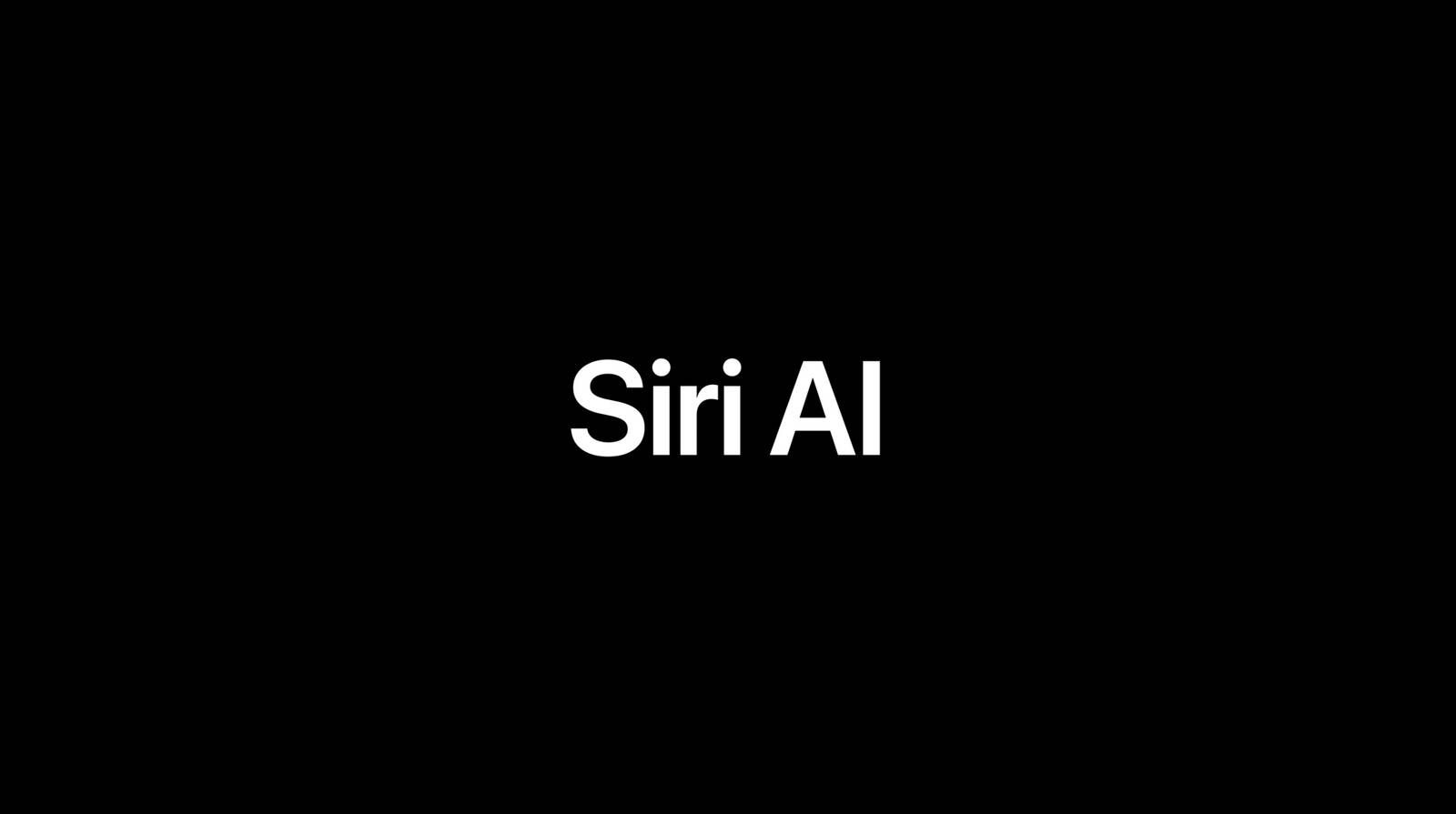 Apple이 발표한 새로운 Siri AI 인터페이스