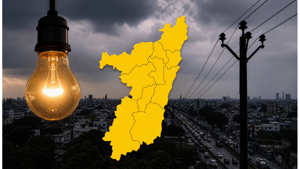 Information graphic for power outages in Chennai on May 20, 2026