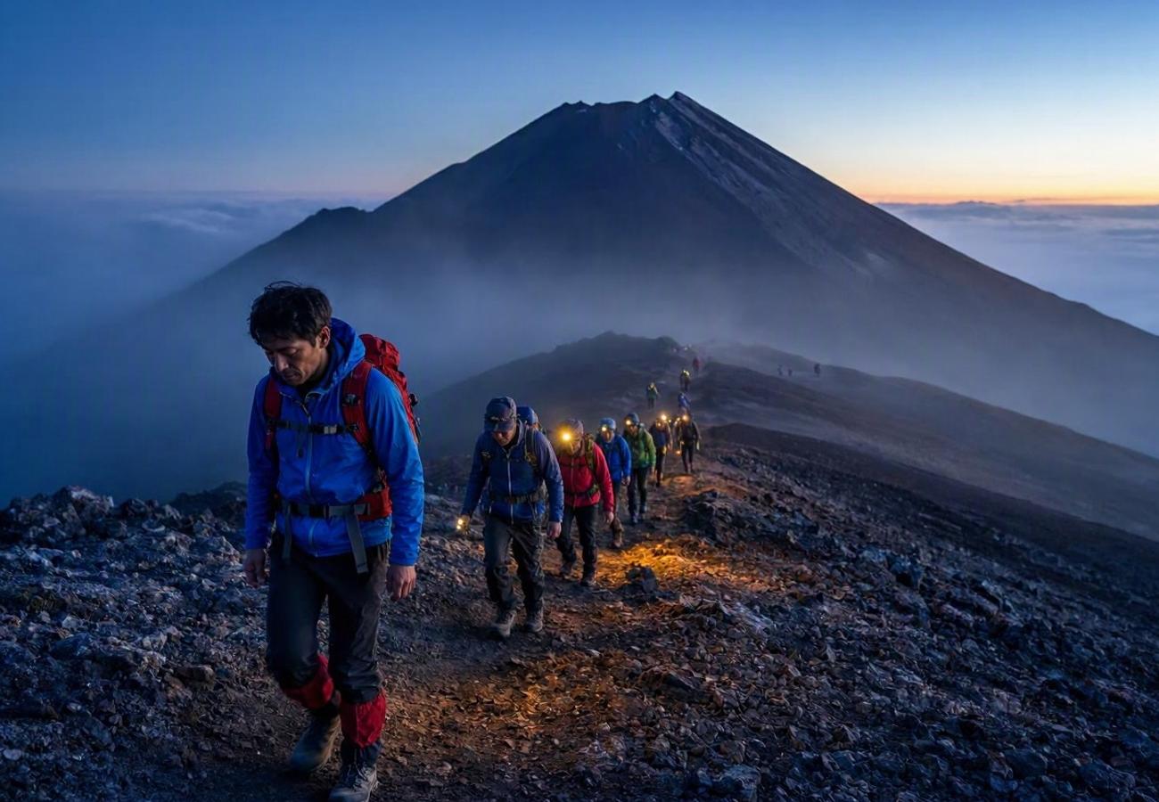 Mount Fuji climbing season statistics