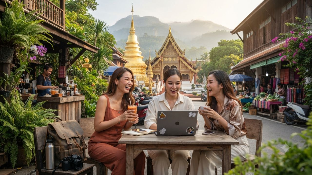 Long-stay remote destinations map and logistics