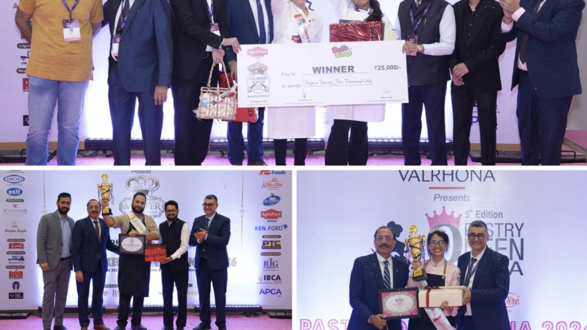 Champions of the IHE Expo 2026 culinary competitions in India