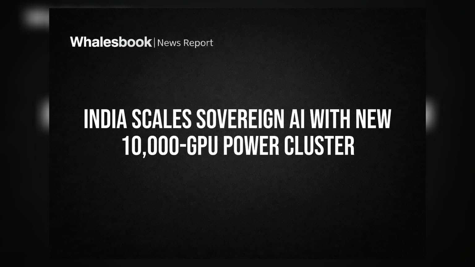 India's new GPU cluster deployment aims to expand sovereign compute capacity