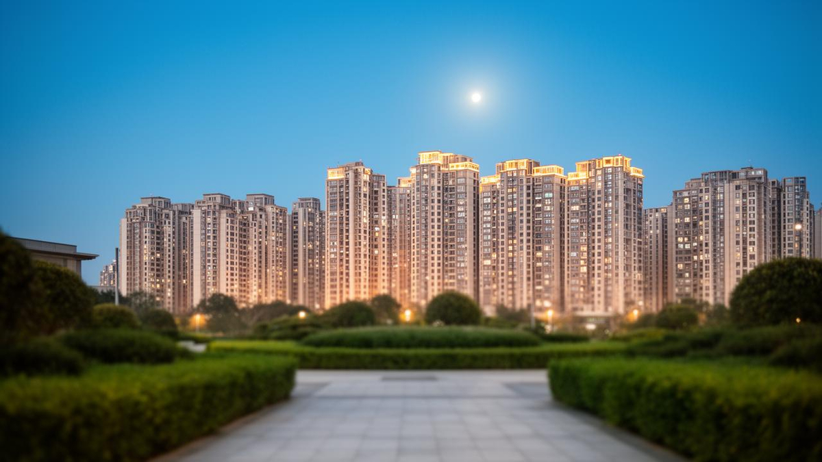 Graph showing Shanghai new-home sales doubling and existing home transactions rising