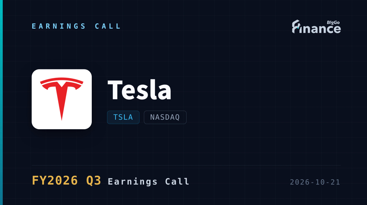 Tesla Q3 2026 Earnings Call Chart