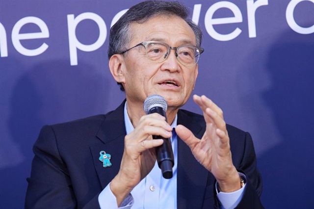 Intel CEO Lip-Bu Tan speaking at Computex 2026 on foundry strategy