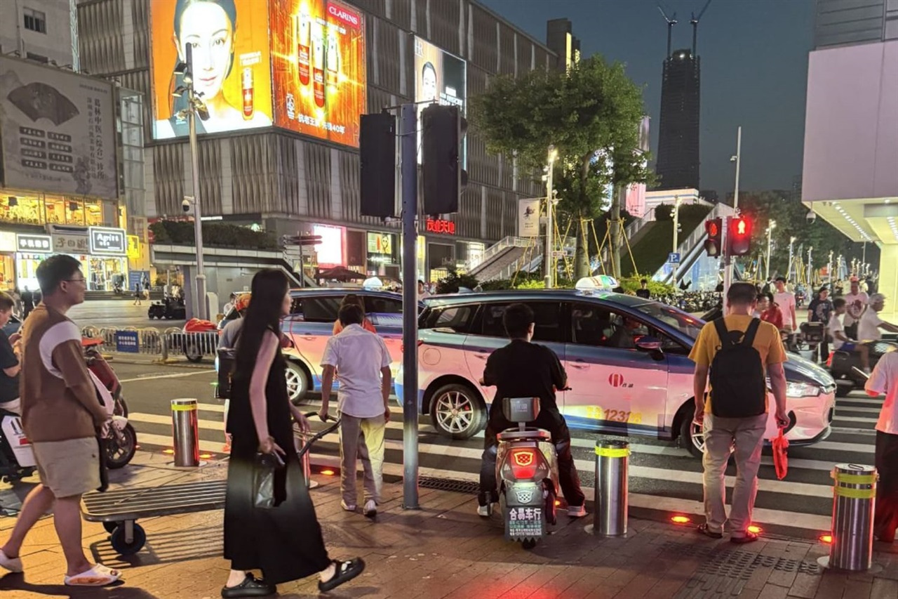 Visitors exploring the bustling electronics markets in Shenzhen