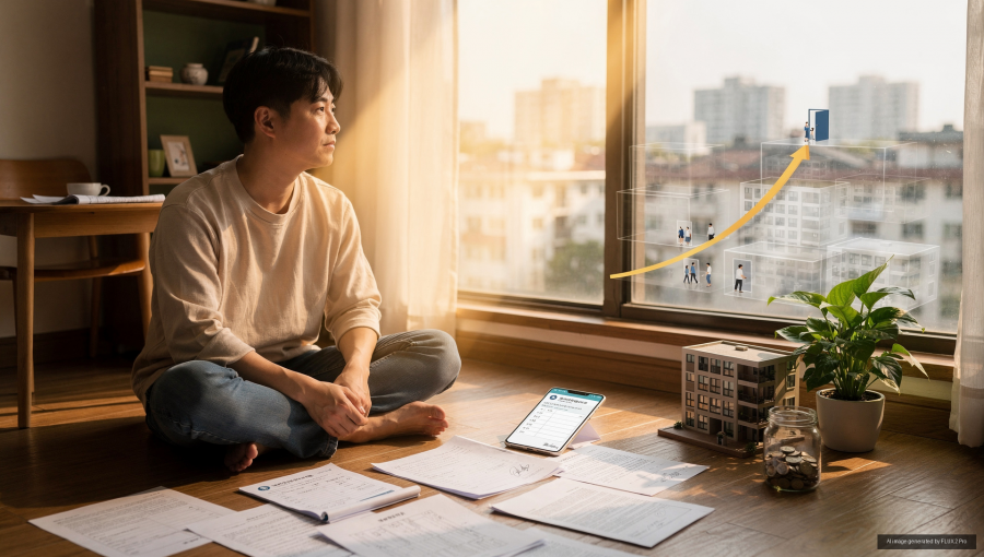 Image of housing affordability challenges for young Korean renters