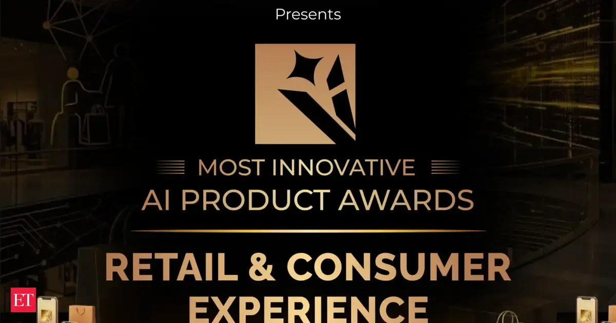 Economic Times AI Awards 2026 banner highlighting AI transformation in retail
