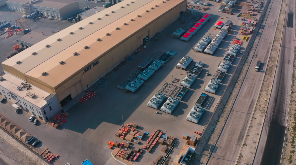 SNT Gulf overview and image related to Saudi plant restoration project