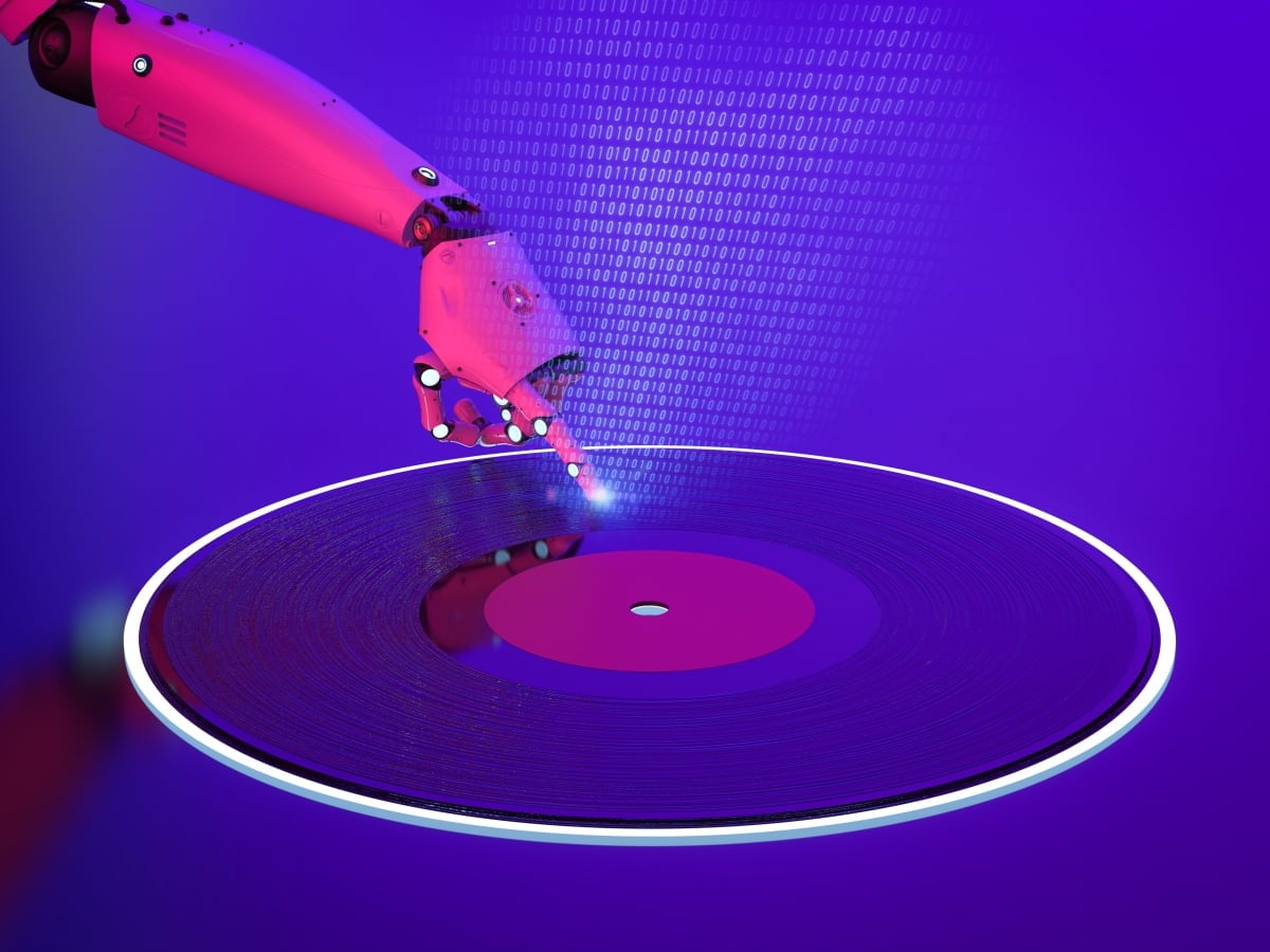 Korean news article about AI music copyright