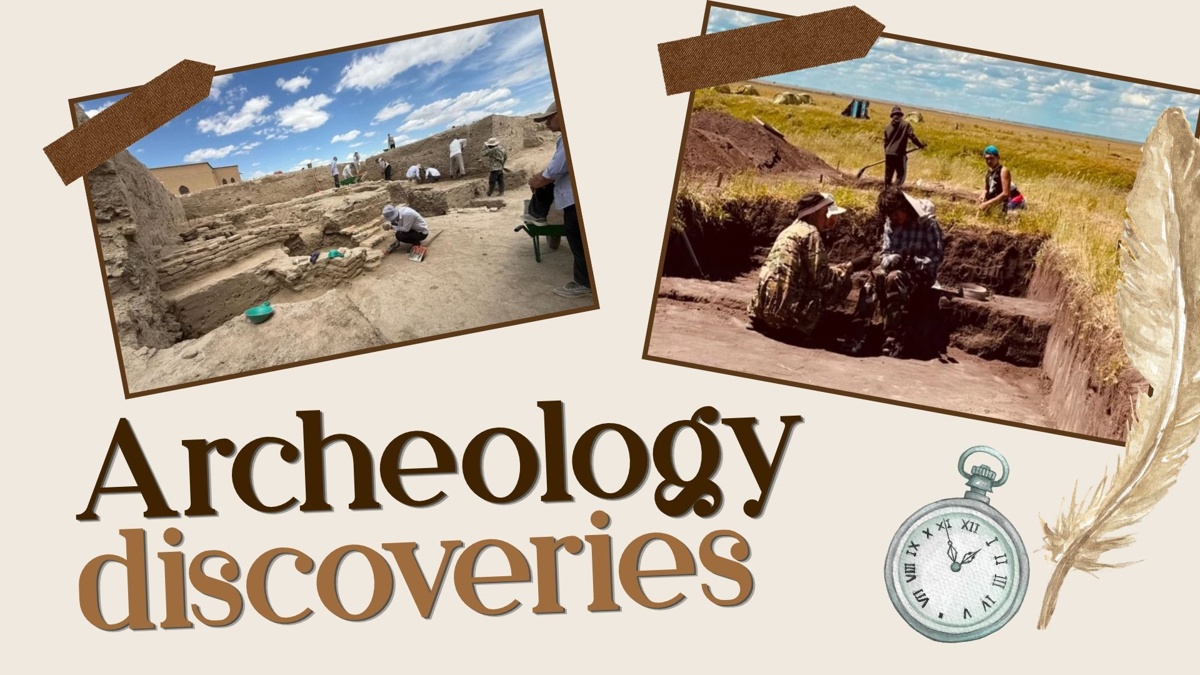 Illustration of a medieval house on wheels discovered in Kazakhstan