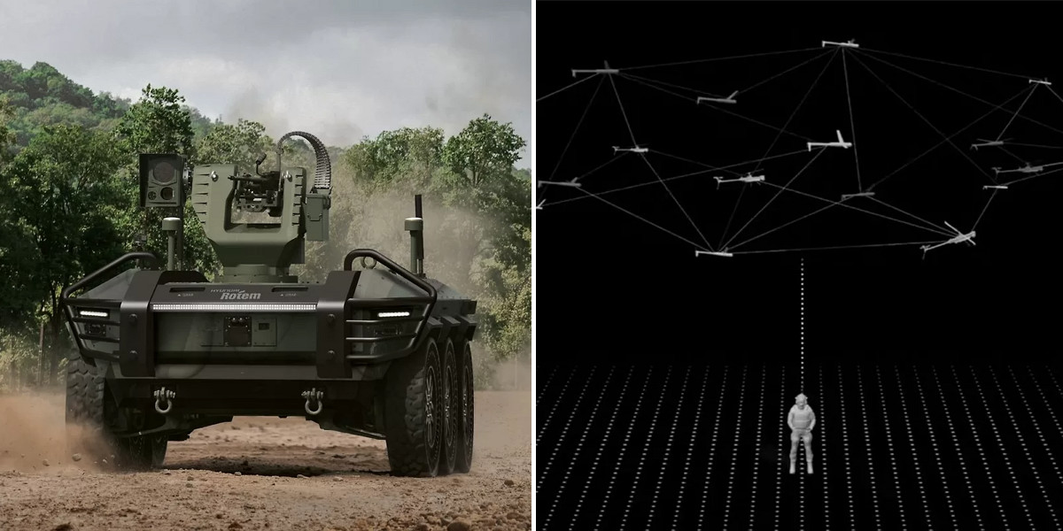Image regarding the AI partnership between Hyundai Rotem and Anduril