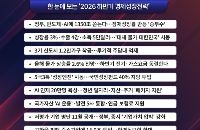 2026 하반기 경제성장전략 주요 내용(자료: 뉴스핌)