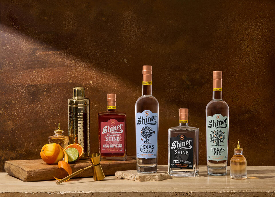 Shiner Texas spirits lineup