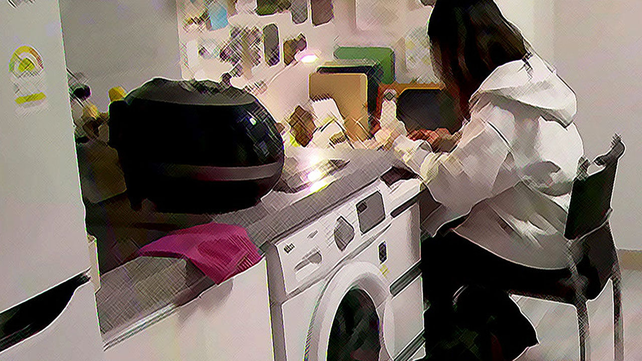 Image showing a typical Seoul apartment interior reflecting solo living trends