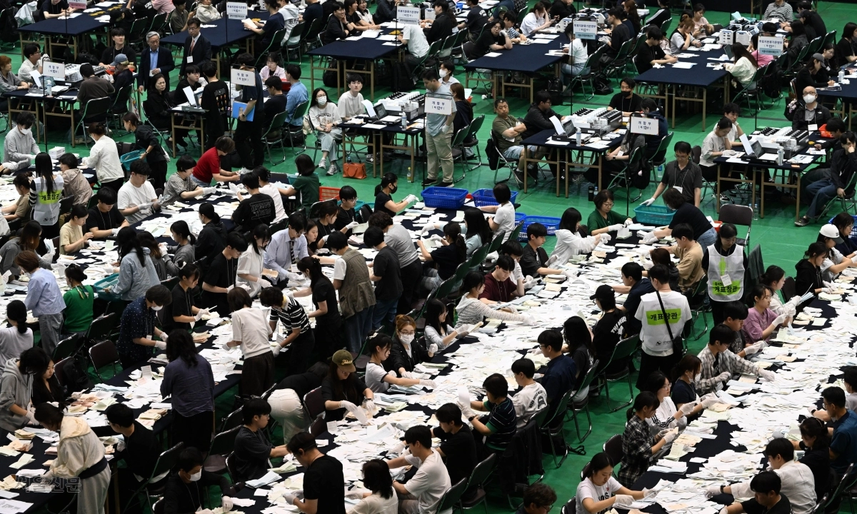 Seoul local election vote counting status