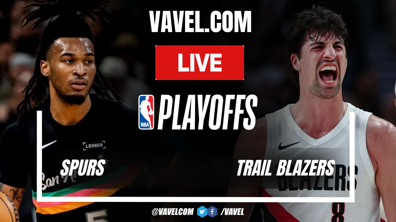 Spurs vs Trail Blazers Game 2 NBA Playoffs