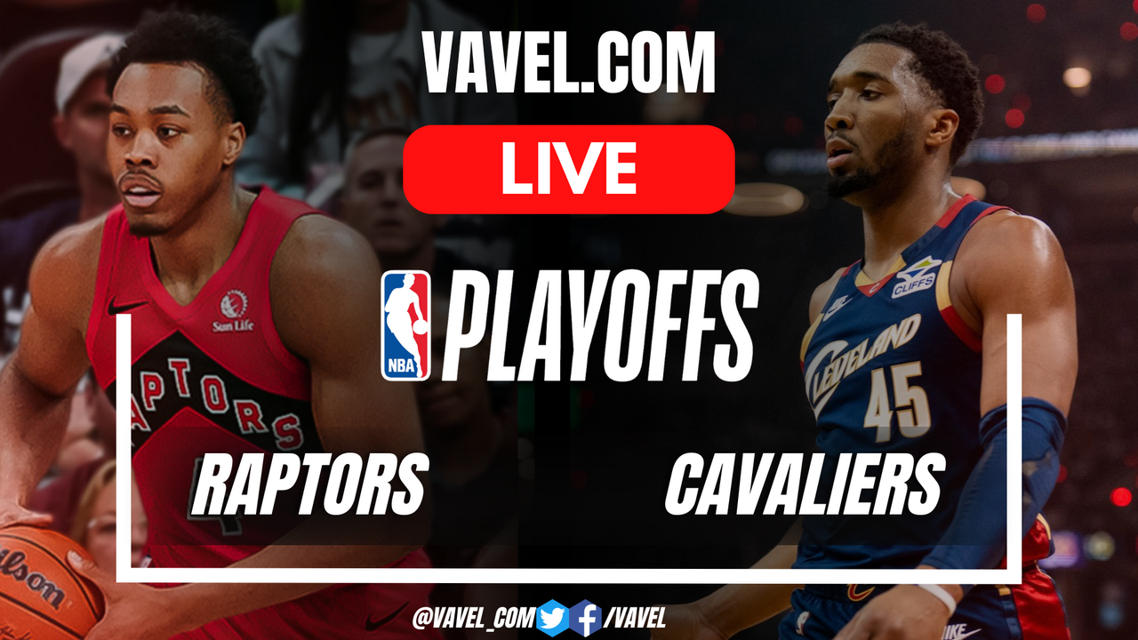 Cleveland Cavaliers celebrate advancing past the Toronto Raptors in Game 7