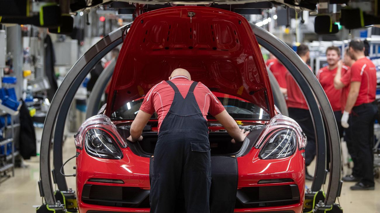 Volkswagen Group headquarters amid profit guidance cuts